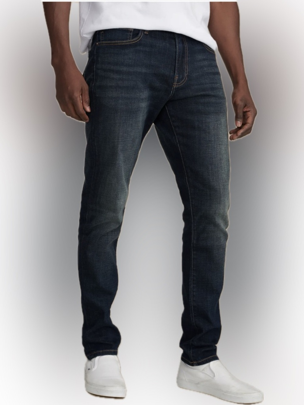 Men's Lucky Brand 410 Athletic Slim Dark Wash Jeans - Blue